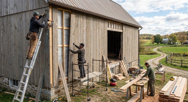 Barn Siding Replacement in Cameron, NC