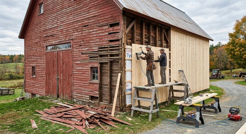 Barn Siding Replacement in Fayetteville, NC