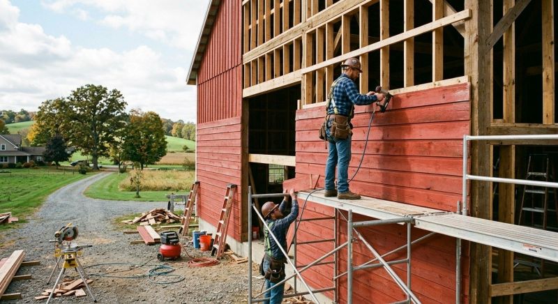 Barn Siding Replacement in Southern Pines, NC