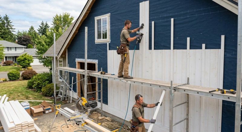 Batten Siding Installation in Hoke County, NC