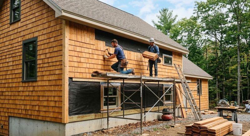 Cedar Siding Installation in Hoke County, NC