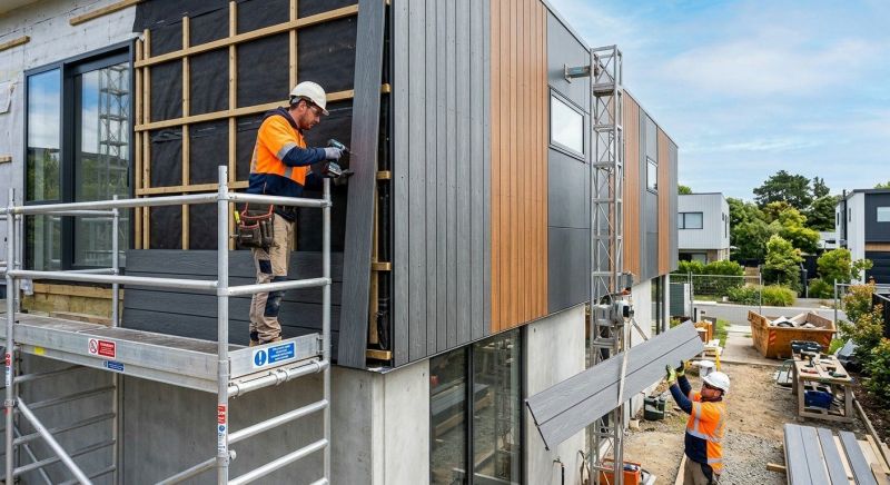 Facade Cladding Installation in Fayetteville, NC