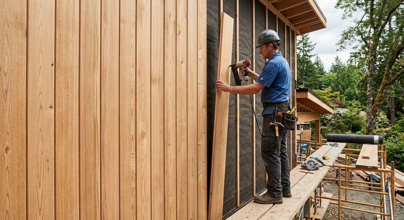 Faux Wood Siding Installation in Raeford, NC