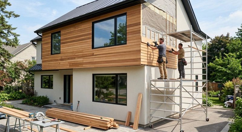 Faux Wood Siding Installation in Raeford, NC