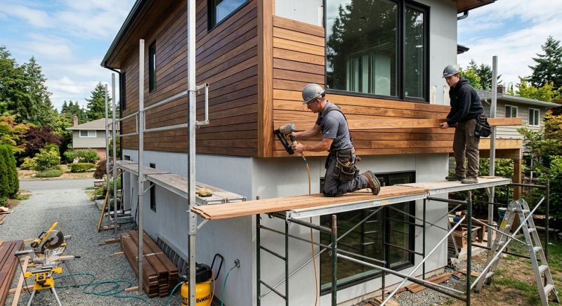 Hardwood Siding Installation in Aberdeen, NC