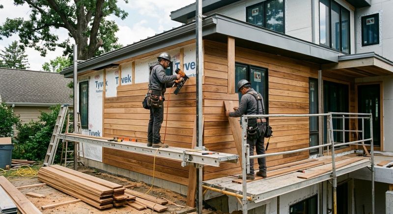 Hardwood Siding Installation in Southern Pines, NC