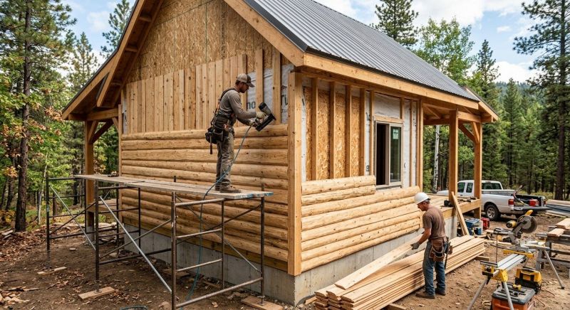 Log Siding Installation in Raeford, NC