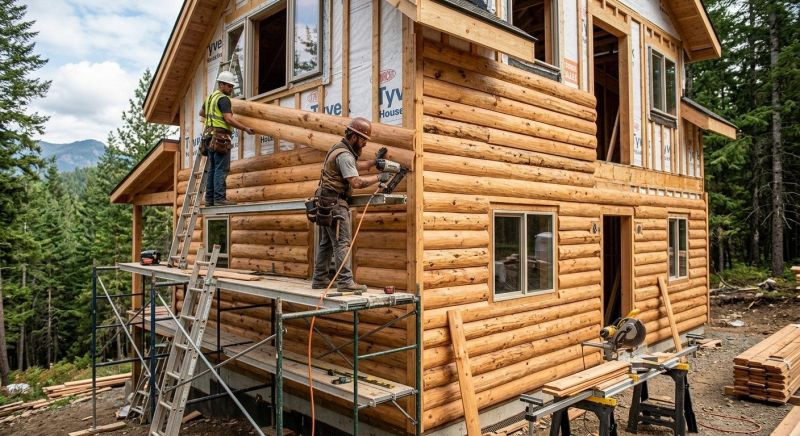 Log Siding Installation in Stedman, NC