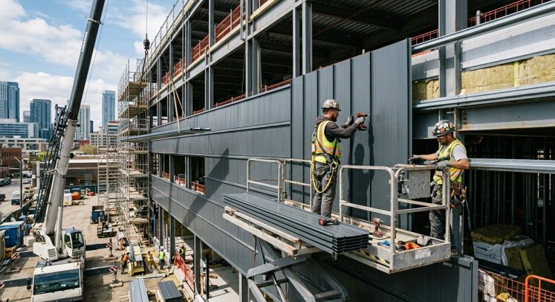 Metal Cladding Installation in Fayetteville, NC