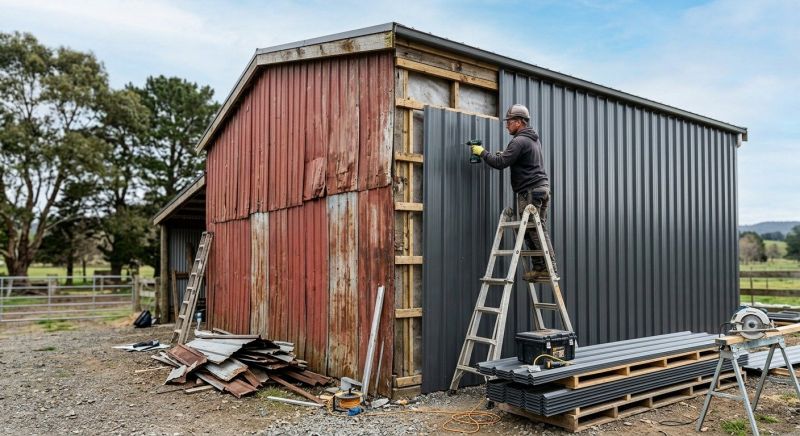 Sheet Metal Siding Replacement in Fayetteville, NC