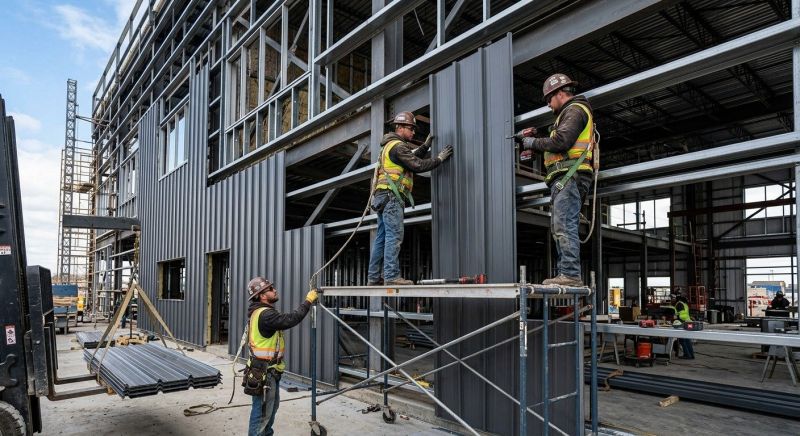 Steel Cladding Installation in Fayetteville, NC