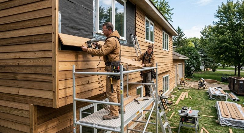Wood Barn Siding Installation in Fayetteville, NC