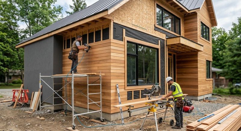 Wood Barn Siding Installation in Fayetteville, NC