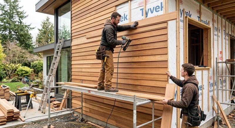 Wood Cladding Installation in Aberdeen, NC