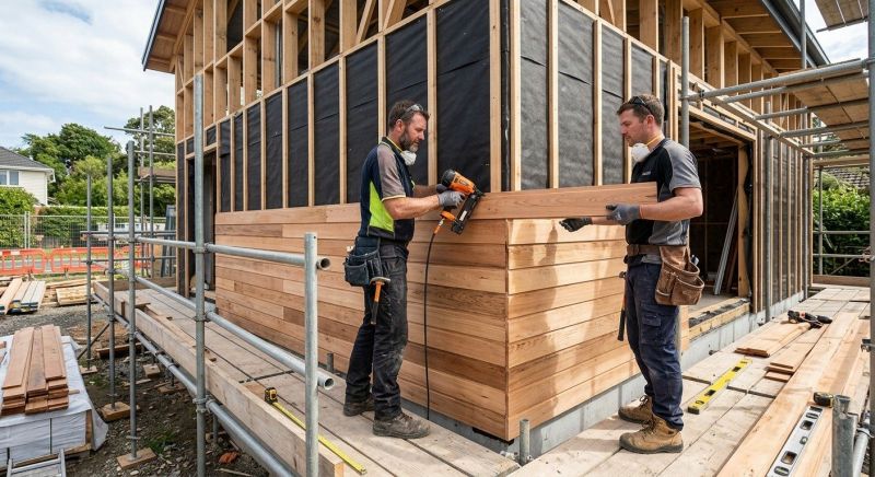 Wood Cladding Installation in Lumber Bridge, NC