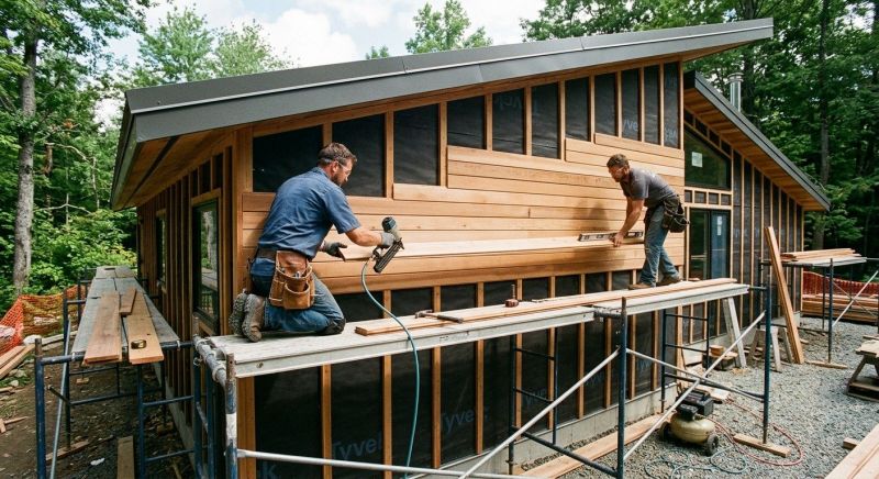 Wood Cladding Installation in Lumber Bridge, NC