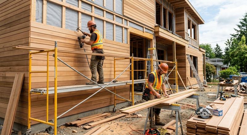 Wood Cladding Installation in Southern Pines, NC