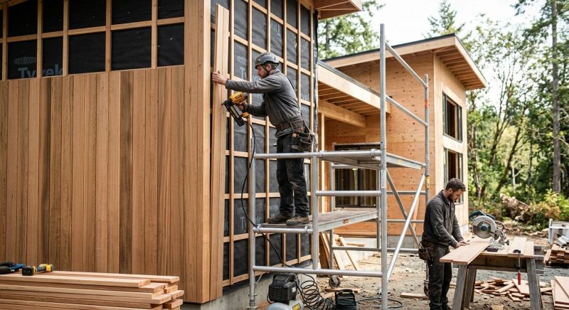 Wood Cladding Installation in Spring Lake, NC