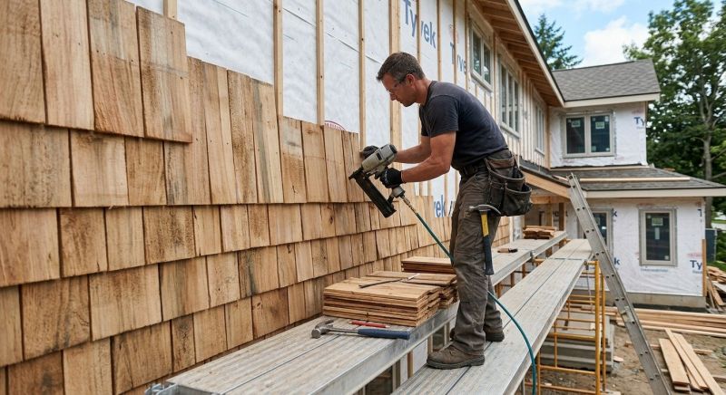 Wood Shake Siding Installation in Fayetteville, NC